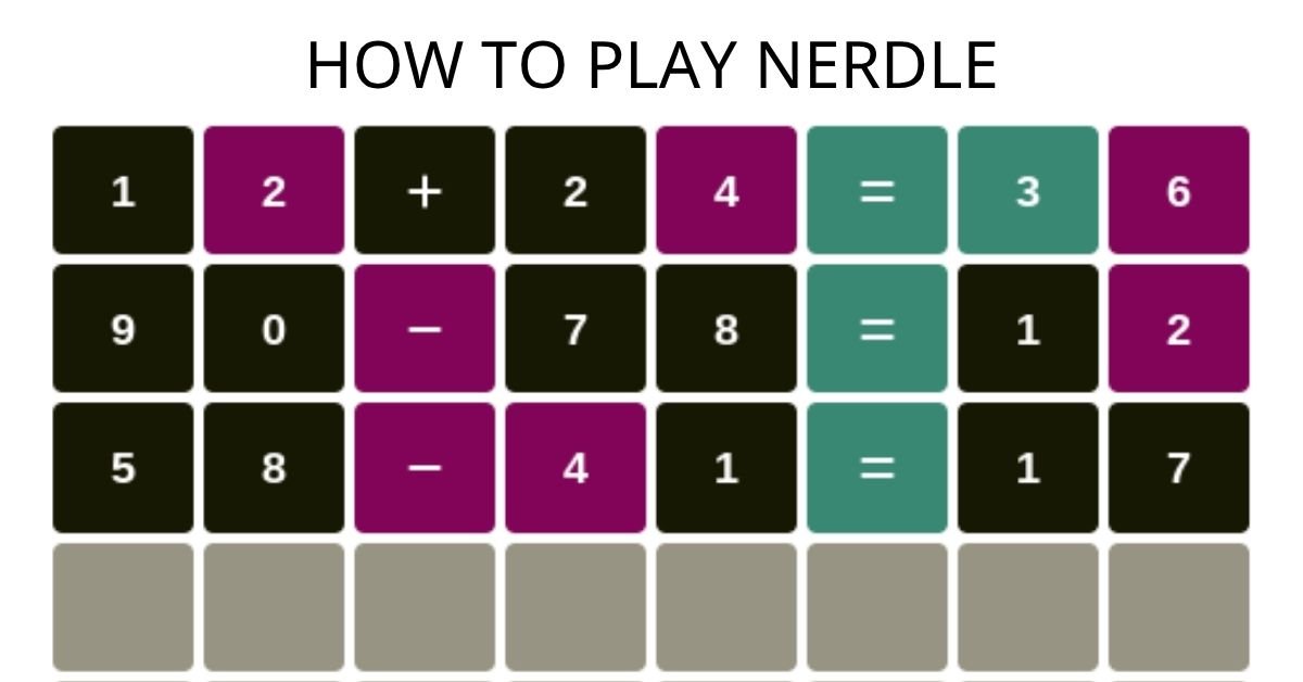 how to play nerdle